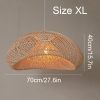 Diamond Rattan Pendant Light Fixture Xl