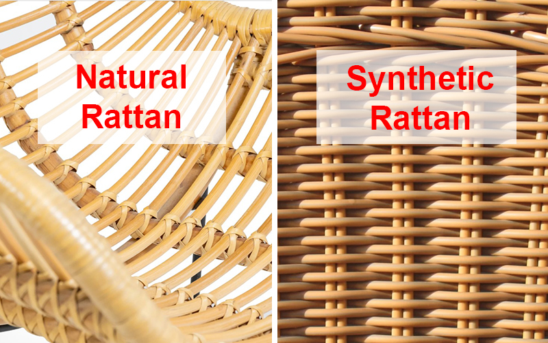 Diffirent Between Natural Rattan Vs Synthetic Rattan