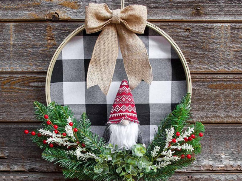 Embroidered Hoop Art Adds A Handmade, Personal Touch To Farmhouse Walls
