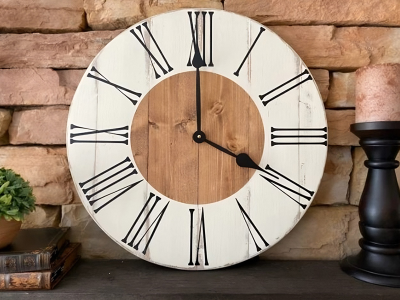 Farmhouse Clock Make A Timeless Statement