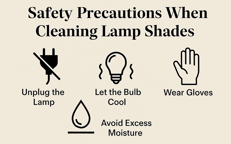 Some Safety Precautions When Cleaning Lamp Shades