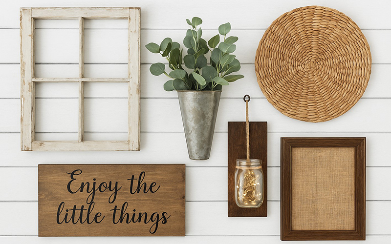 Top Popular Materials For Farmhouse Wall Decor