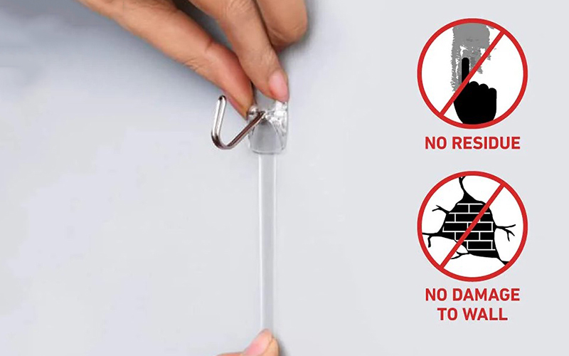 Use A Hanging Method That Is Suitable And Causes Minimal Damage To The Wall
