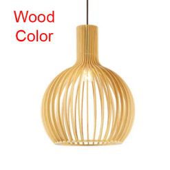 wood lamp shade chandelier kitchen light
