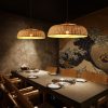 Bamboo Pendant Light, Rattan Pendant Light, Wicker Lampshade, Bamboo Light, Rattan LampShade