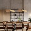 rattan pendant light bamboo lampshade kitchen hanging