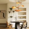 rattan pendant light bamboo lampshade kitchen hanging