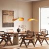 rattan pendant light bamboo lampshade kitchen hanging