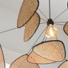 Bamboo Pendant Light,Rattan Pendant Light,Wicker Lampshade,Bamboo Light,Rattan LampShade,Rattan Light Fixture,Bamboo Lampshade,Woven Light Chandelier,Kitchen light, Bedroom living room deco