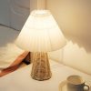 table lamp, table lampshade table lighting, bamboo light fixture