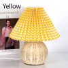 table lamp, table lampshade table lighting, bamboo light fixture