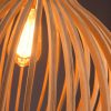 Bamboo Pendant Light,Rattan Pendant Light,Wicker Lampshade,Bamboo Light,Rattan LampShade,Rattan Light Fixture,Bamboo Lampshade,Woven Light Chandelier,Kitchen light, Bedroom living room deco