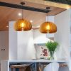Bamboo Pendant Light,Rattan Pendant Light,Wicker Lampshade,Bamboo Light,Rattan LampShade,Rattan Light Fixture,Bamboo Lampshade,Woven Light Chandelier,Kitchen light, Bedroom living room deco