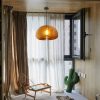 Wooden lamp, Bamboo Pendant Light, Rattan Pendant Light, Wicker Lampshade