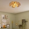 Creative Flower Rattan ceiling Light kitchen