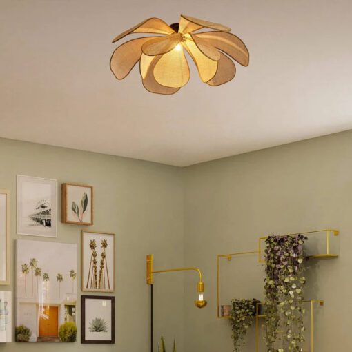 Creative Flower Rattan ceiling Light kitchen