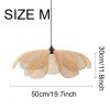Creative Rattan Pendant Light Flower Living Room Lighting Fixtures Handmade