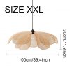 Creative Rattan Pendant Light Flower Living Room Lighting Fixtures Handmade