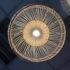 HQ Rattan Pendant Light Fixtures Rattan Lampshade Hanging, Wicker Lamp, Bamboo Light Shade