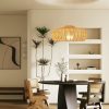 round rattan pendant light rattan lampshade hanging lamp