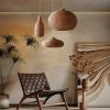 round rattan pendant light rattan lampshade hanging lamp