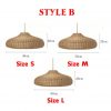 round rattan pendant light rattan lampshade hanging lamp shades