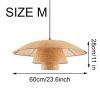 Vintage Rattan Lamp Pendant Lights Restaurant Home Deco Dining Room Kitchen Light Fixtures