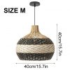 Rattan Pendant Light Size Chart – Size M