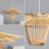 3 Layers Bamboo Lamp Shade, Bamboo Pendant Light Fixture