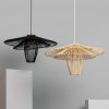 3 Layers Bamboo Lamp Shade, Bamboo Pendant Light Fixture
