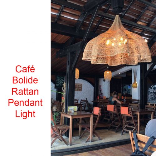 Bolide Rattan Pendant Light Cafe Restaurant