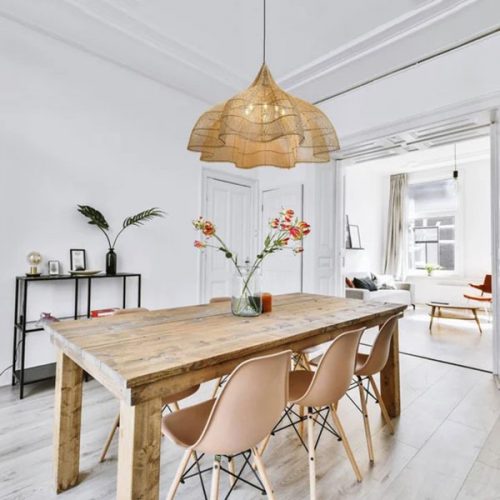 Bolide Rattan Pendant Light Dining Room
