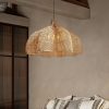 Bolide Rattan Pendant Light Woven Chandelier Lamp Over Island (3)