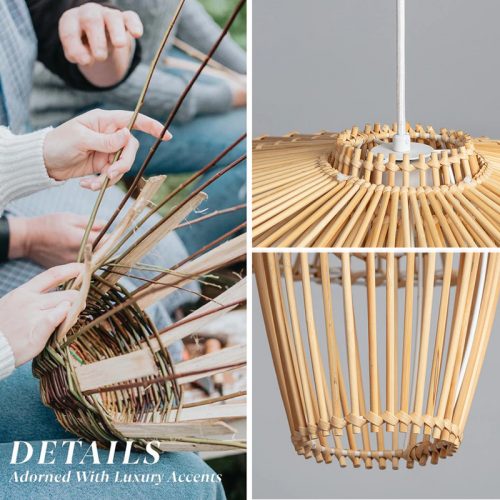 Starburst Pendant Light Fixture 3 Layers Detail