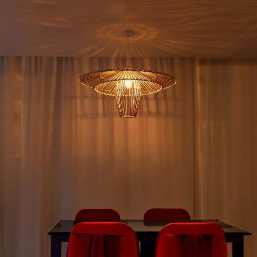 Starburst Pendant Light Fixture 3 Layers Dining Room