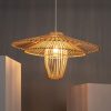 3 Layers Bamboo Lamp Shade, Bamboo Pendant Light Fixture