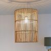 Bamboo Lampshade, Bamboo Pendant Light, Bamboo Lantern