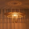 Starburst Pendant Light Fixture 3 Layers Bamboo Lamp Shade