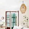 Bamboo Lampshade, Bamboo Pendant Light, Bamboo Lantern