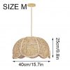 Bamboo Pendant Light, Bamboo Lampshade, Wicker Light Shade For Kitchen
