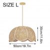 Bamboo Pendant Light, Bamboo Lampshade, Wicker Light Shade For Kitchen