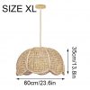 Bamboo Pendant Light, Bamboo Lampshade, Wicker Light Shade For Kitchen
