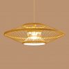 rattan lampshade, rattan pendant light, rattan light fixture, woven lamp shade