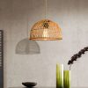 Small Bamboo Light Shade, Bamboo Pendant Light, Wicker Lamp Hanging