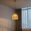 Woven Bamboo Lamp Shade, Bamboo Pendant Light, Bamboo Light Fixture, Wicker Bamboo Light