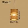 Woven Bamboo Lamp Shade, Bamboo Pendant Light, Bamboo Light Fixture, Wicker Bamboo Light