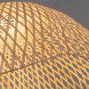 Woven Bamboo Lamp Shade, Bamboo Pendant Light, Wicker Bamboo Light Fixture