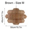 rattan light shade chandelier hanging light