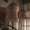 Wicker Pendant Lights Chandeliers Dining Room Living Room Restaurant Lantern Homestay Rattan Hang Lamps