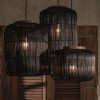 aWicker Pendant Lights Chandeliers Dining Room Living Room Restaurant Lantern Homestay Rattan Hang Lamps